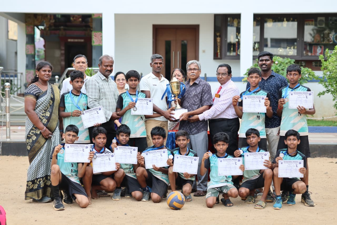 M.R.Mat.school Muthayamal Memorial Inter school UNDER-14 Volleyball Tournament - Image 1