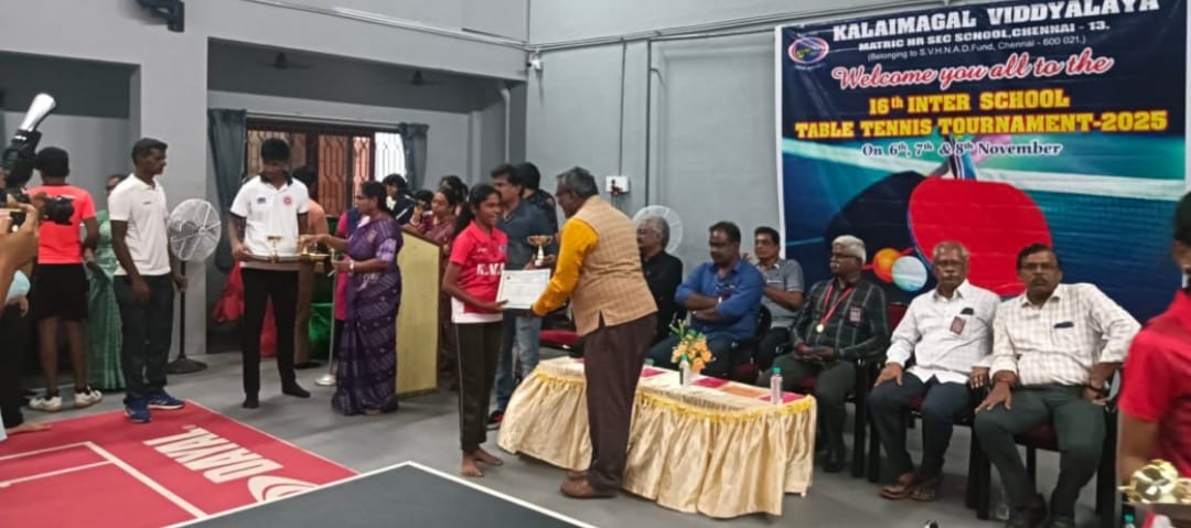 Inter School Table Tennis Tournament @Kalaimagal Viddyalaya - Image 11