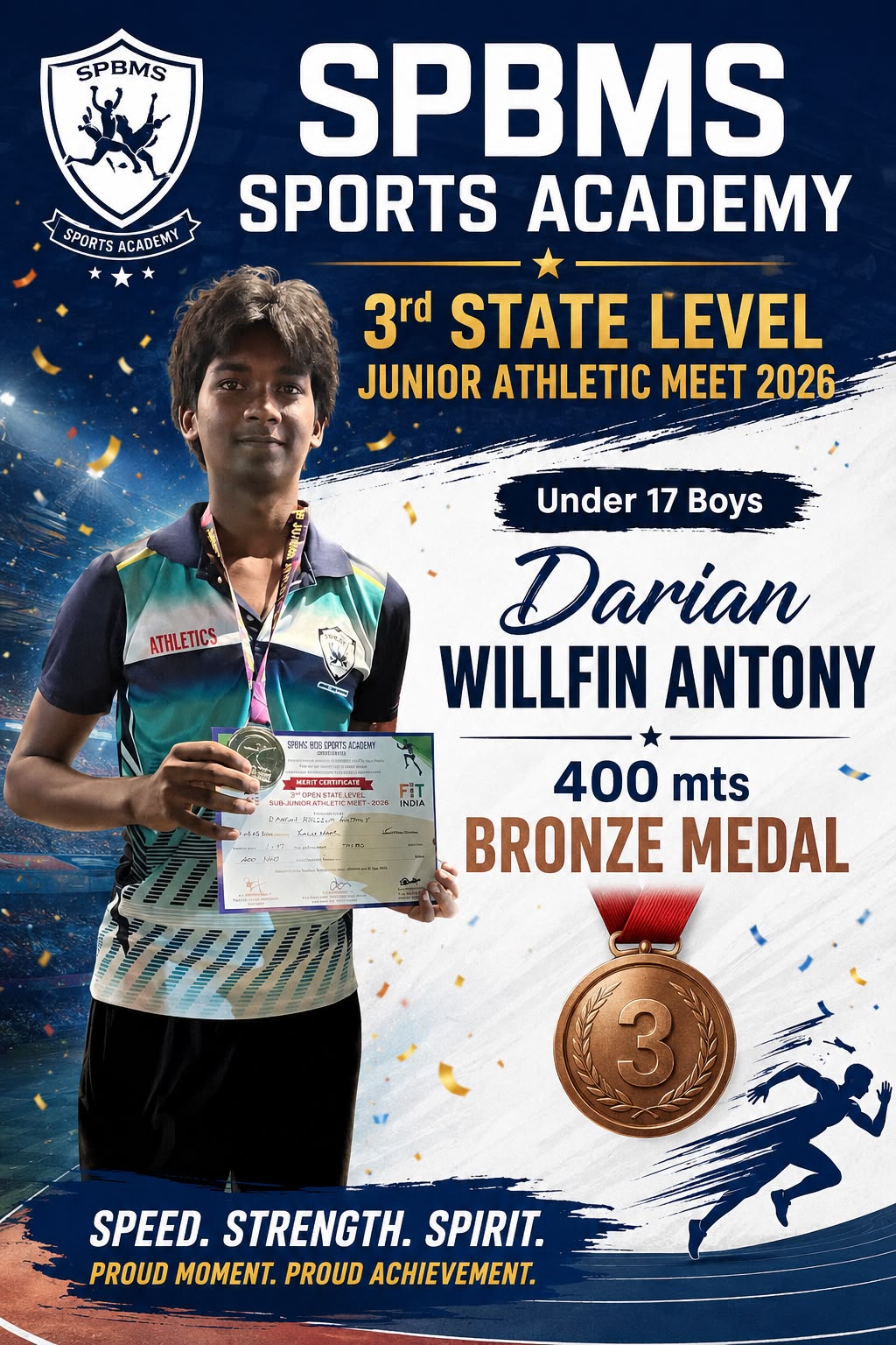 SPBMS 3rd STATE LEVEL JUNIOR ATHLETIC MEET -2026 - Image 3