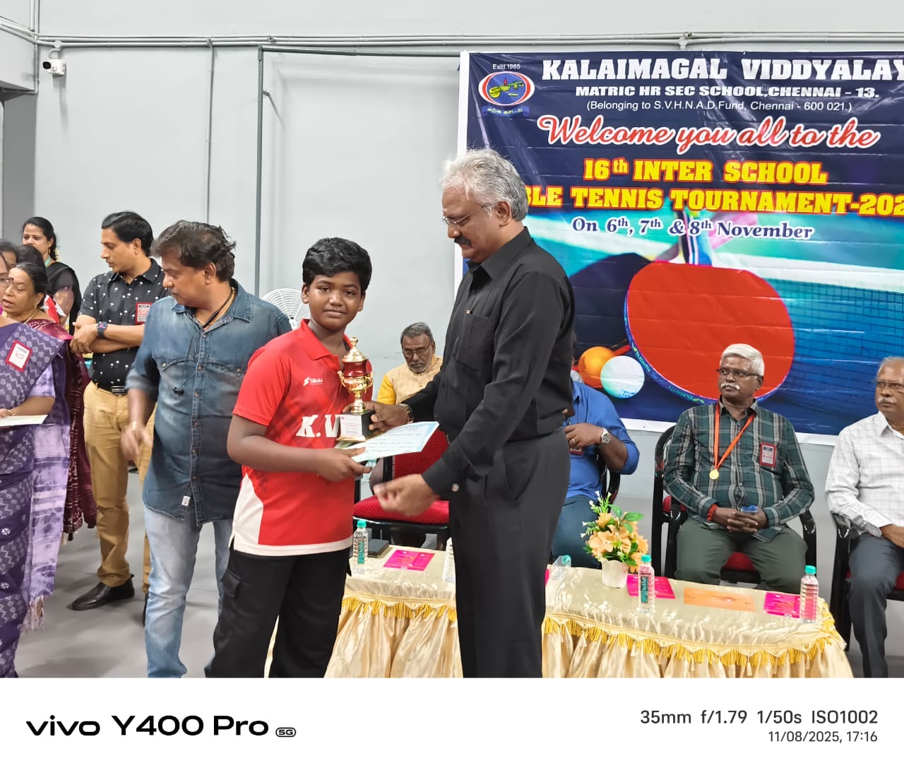 Inter School Table Tennis Tournament @Kalaimagal Viddyalaya - Image 6