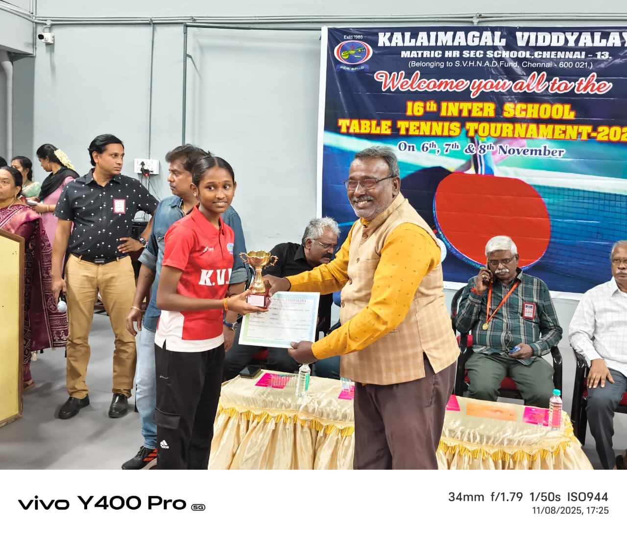 Inter School Table Tennis Tournament @Kalaimagal Viddyalaya - Image 8