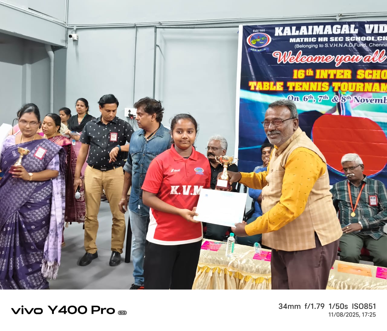 Inter School Table Tennis Tournament @Kalaimagal Viddyalaya - Image 9