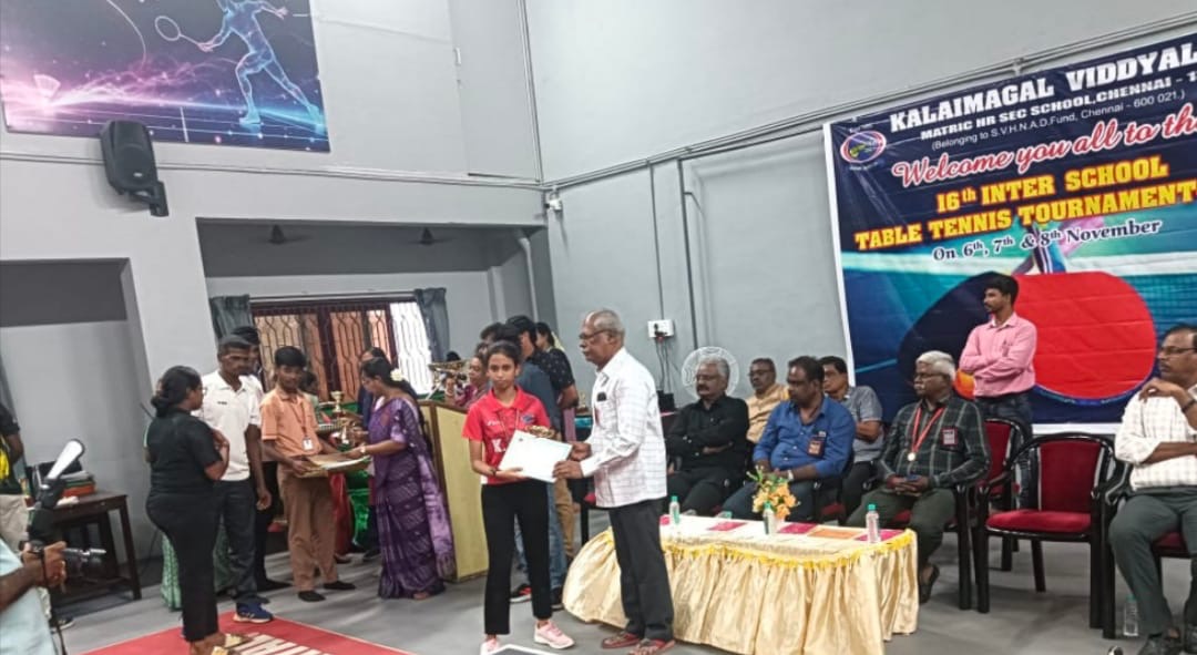 Inter School Table Tennis Tournament @Kalaimagal Viddyalaya - Image 10